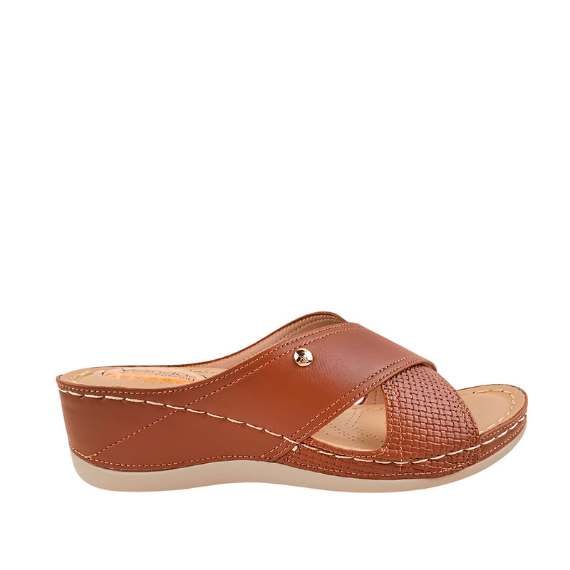 Sandalias Samantha para mujer color tan