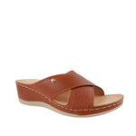 Sandalias Samantha para mujer color tan