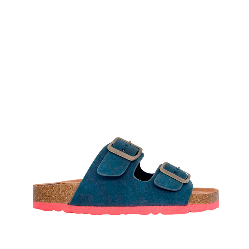Sandalias flats Camilo para niño color navy