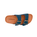 Sandalias flats Camilo para niño color navy