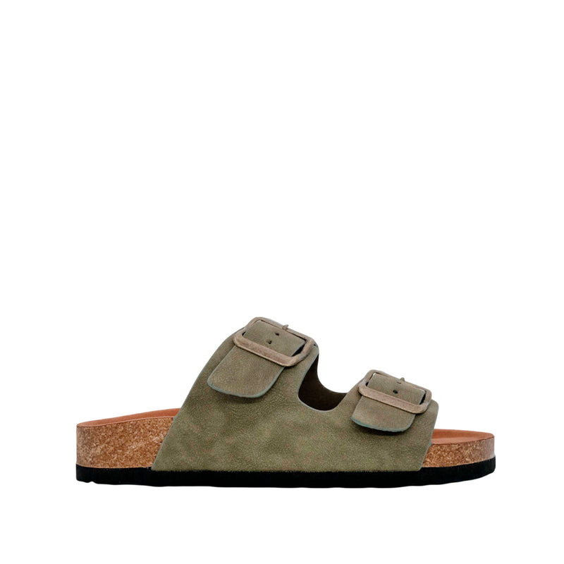 Sandalias flats Camilo para niño color verde