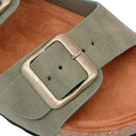 Sandalias flats Camilo para niño color verde