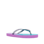 Sandalias flats Carla para niña color morado