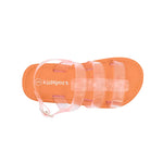 Sandalias flats Fiorella para niña color plateado