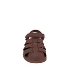 Sandalias slingback Jorge para niño color café