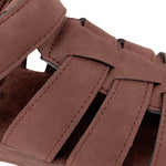 Sandalias slingback Jorge para niño color café