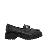 Mocasines Blanca para mujer color negro