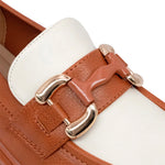 Mocasines Blanca para mujer color tan