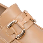 Mocasines Blanca para mujer color taupe