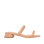 Sandalias de tacón Brie para mujer color nude