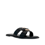 Sandalias flats Mia para mujer color negro