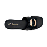 Sandalias flats Mia para mujer color negro