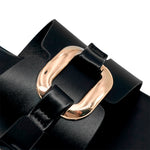 Sandalias flats Mia para mujer color negro