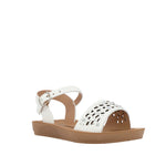 Sandalias flats Sarita para niña color blanco