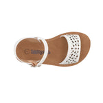 Sandalias flats Sarita para niña color blanco