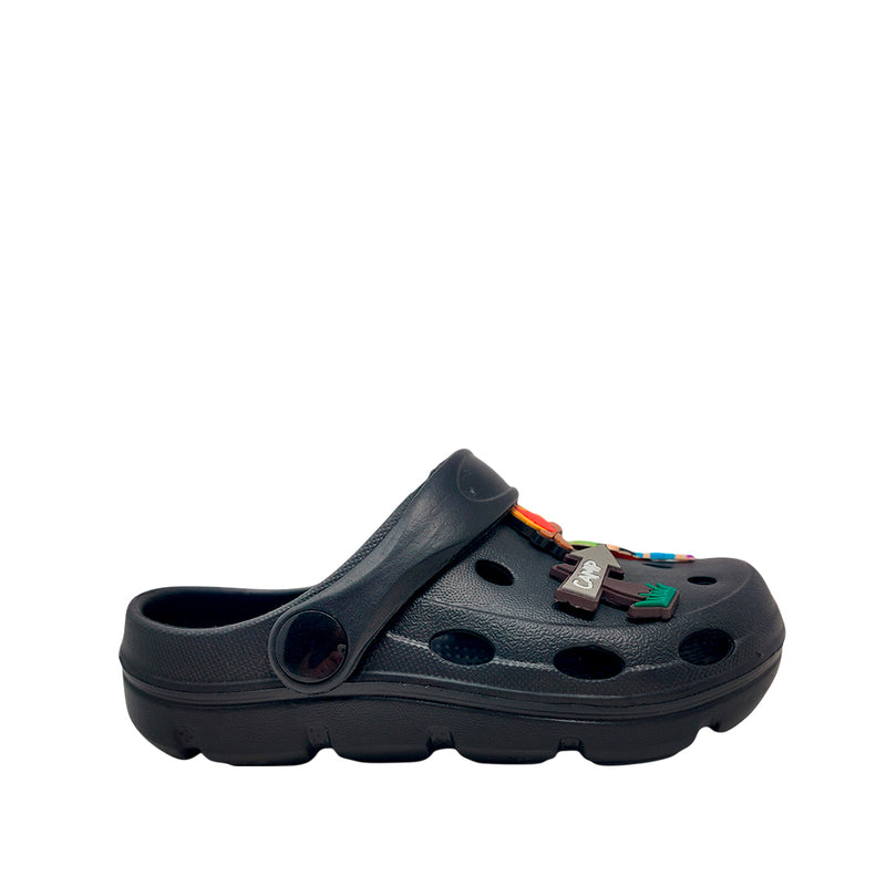 Sandalias slingback Manu para niño color negro