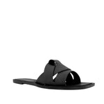 Sandalias flats Nina para mujer color negro