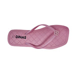 Sandalias flats Dony para mujer color blush