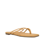 Sandalias flats Karim para mujer color tan