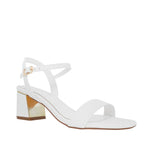 Sandalias de tacón Wesly para mujer color blanco