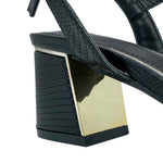 Sandalias de tacón Wesly para mujer color negro