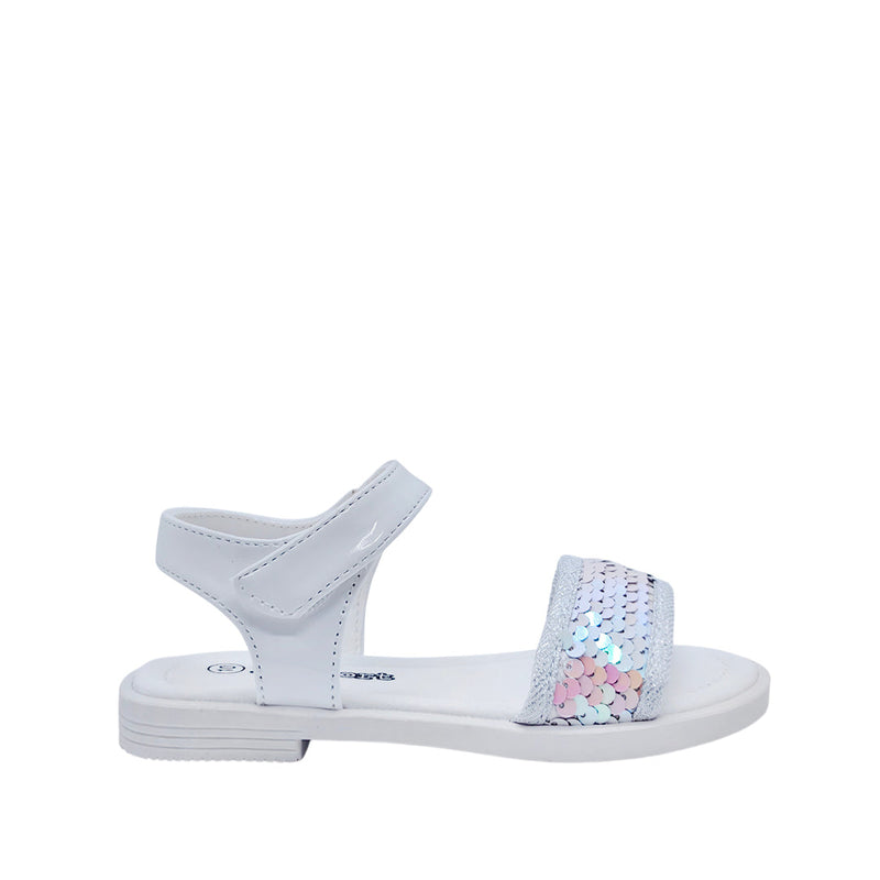 Sandalias Kary para infante color blanco