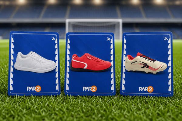 Zapatos para jugar fútbol y vivir el Mundial con PAR2