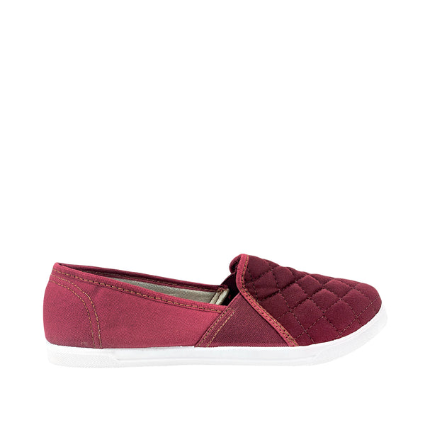 Zapatillas Quil para mujer color burgundy