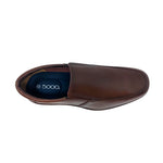 Zapatos slip on Kennet  para hombre color café