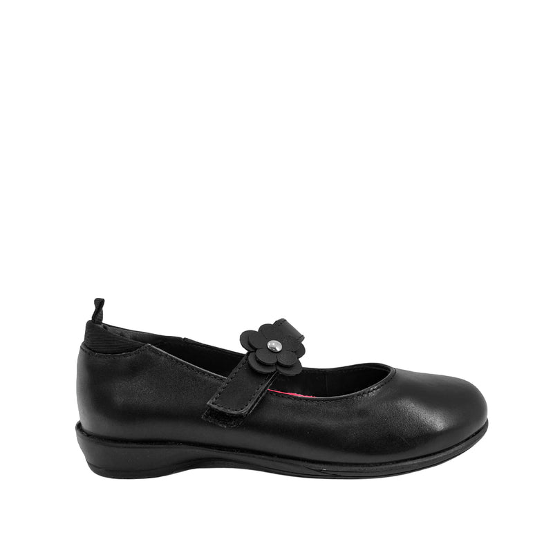 Zapatos escolares slip on Ana para niña color negro