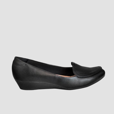 Zapatos cuña Tamires mirabella negro para Mujer