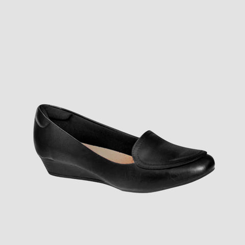 Zapatos cuña Tamires mirabella negro para Mujer