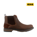 Botas casuales Harley 4X4 para hombre color café
