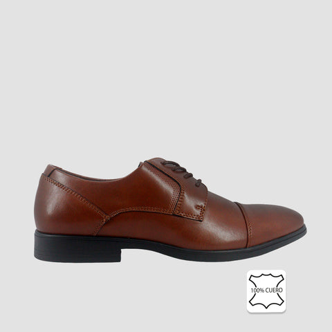 Zapatos de vestir Bran para hombre color tan