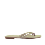 Sandalias flats Karen2 dorado para Mujer