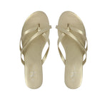 Sandalias flats Karen2 dorado para Mujer