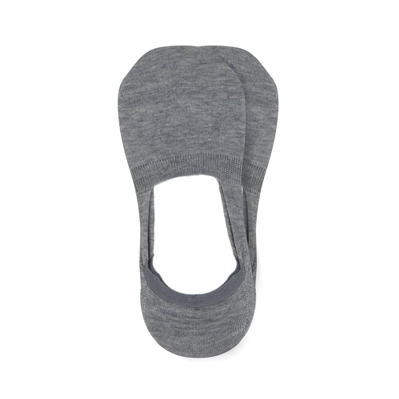 Calcetines invisibles gris para hombre