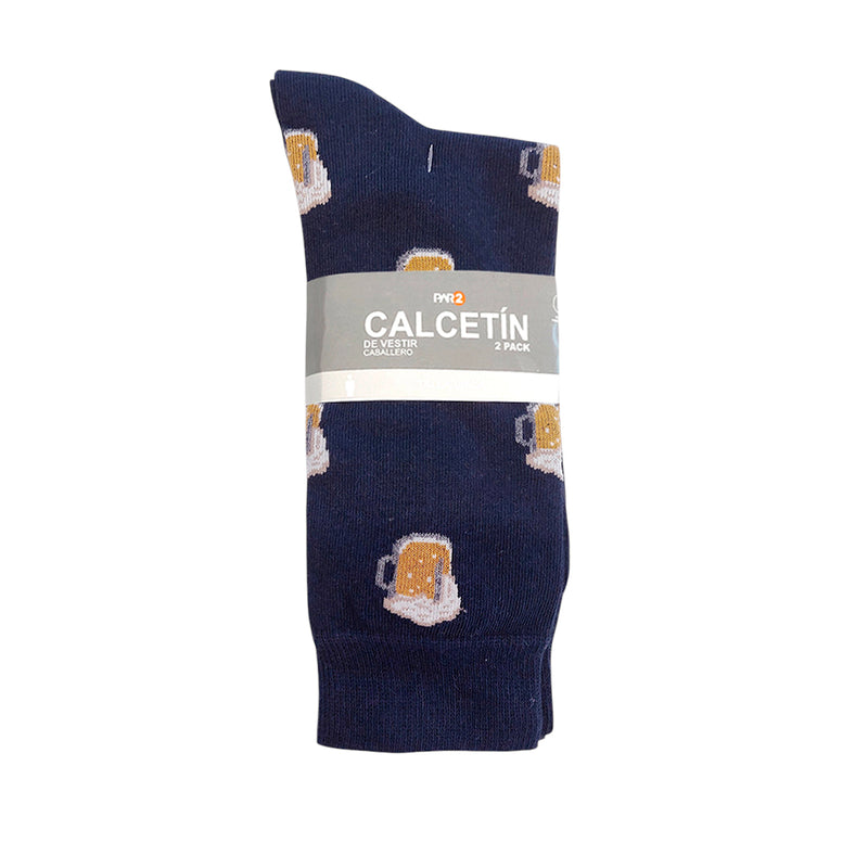 Calcetines Ezau para hombre color navy