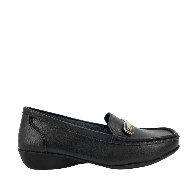 Mocasines Ena para mujer color negro
