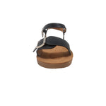 Sandalias flats Sulen negro para mujer