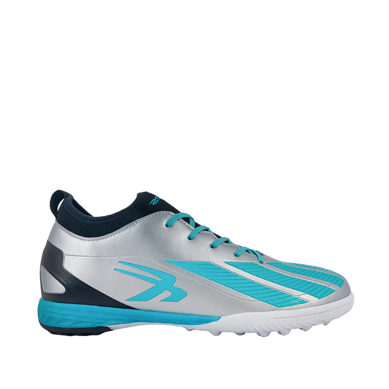 Zapatos para fútbol Reyes plateado para hombre
