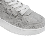 Sneakers Beverly plata para mujer