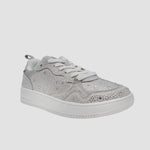 Sneakers Beverly plata para mujer
