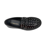 Mocasines Silvana negro para mujer