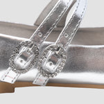 Balerinas Tatiana plateado para niña