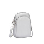 Billetera Toti  plateado para mujer