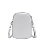 Billetera Toti  plateado para mujer