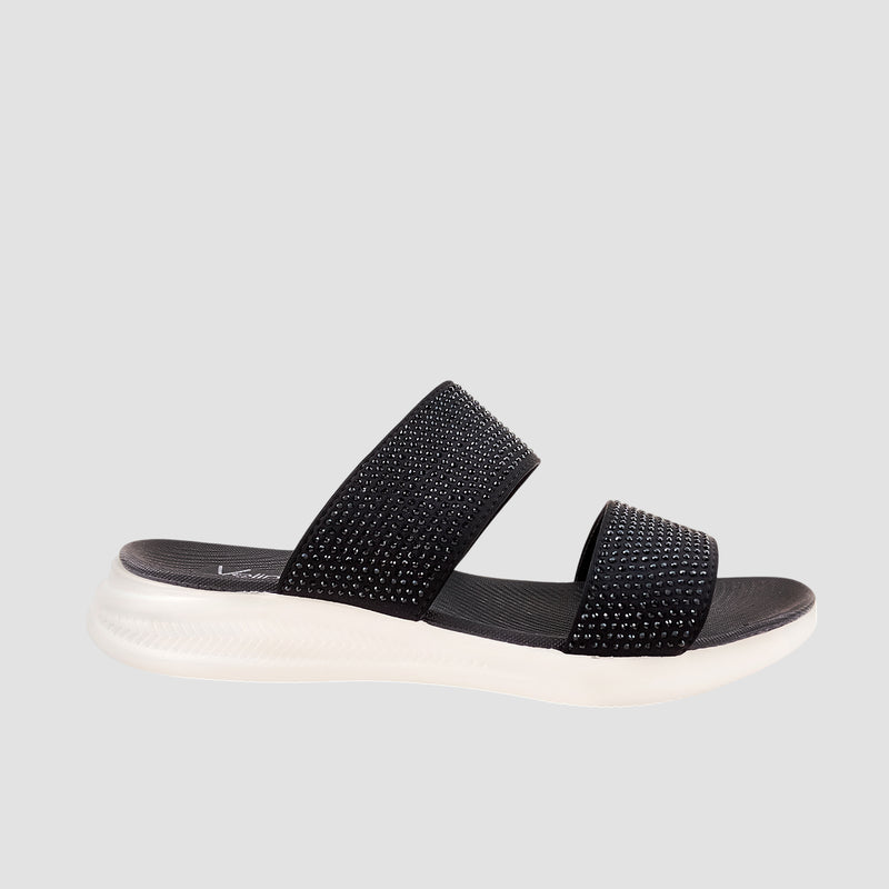 Sandalias flats Mariella negro