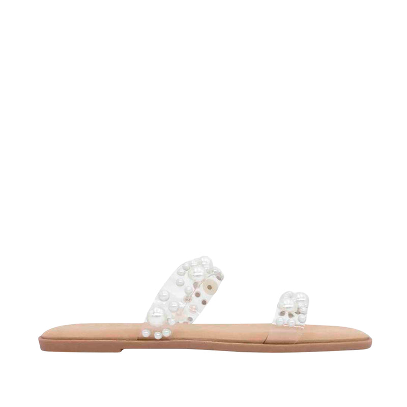Sandalias flats Florencia blanco