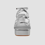 Sandalias Oba plateado